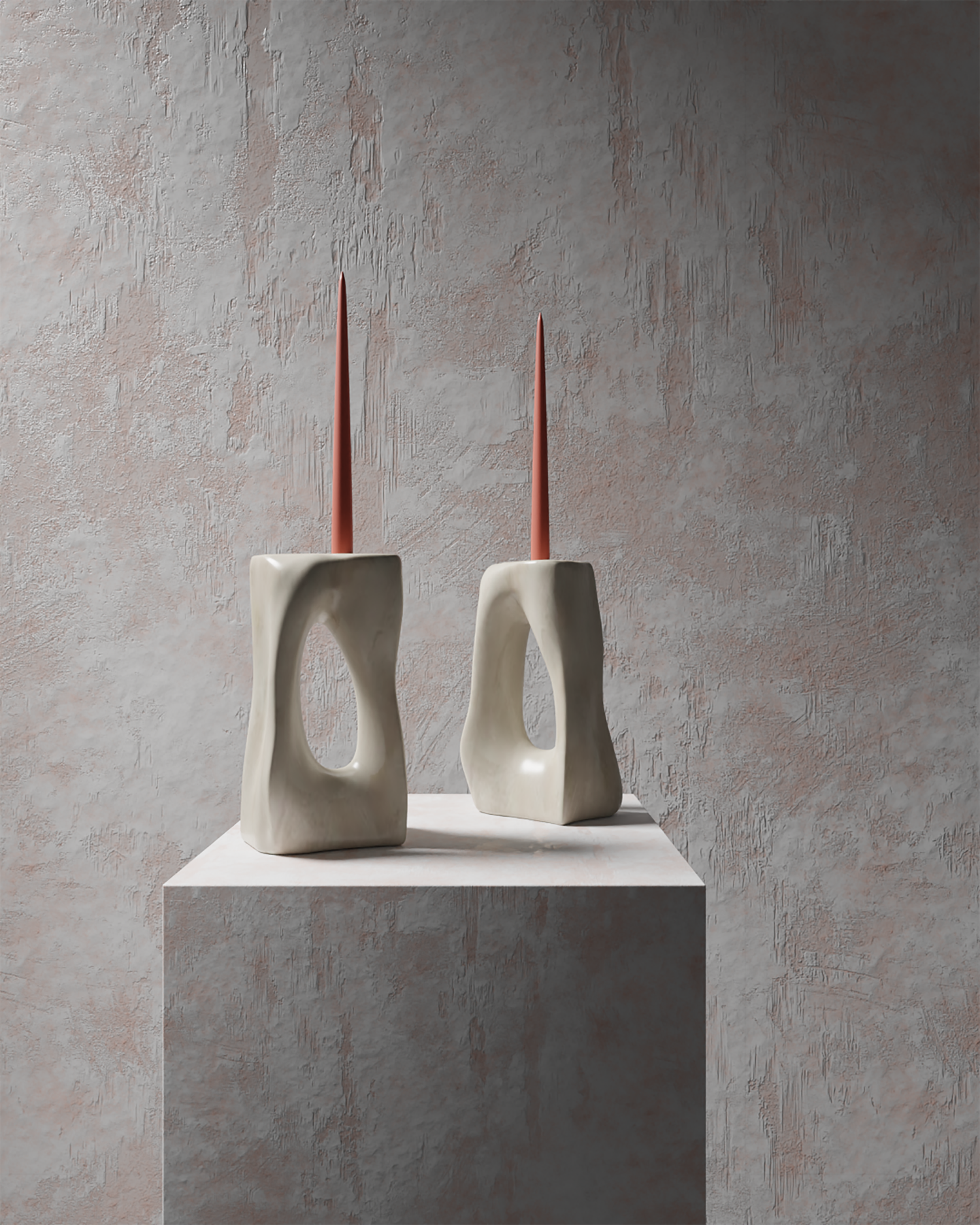 Eroded Candle Sticks Plaster