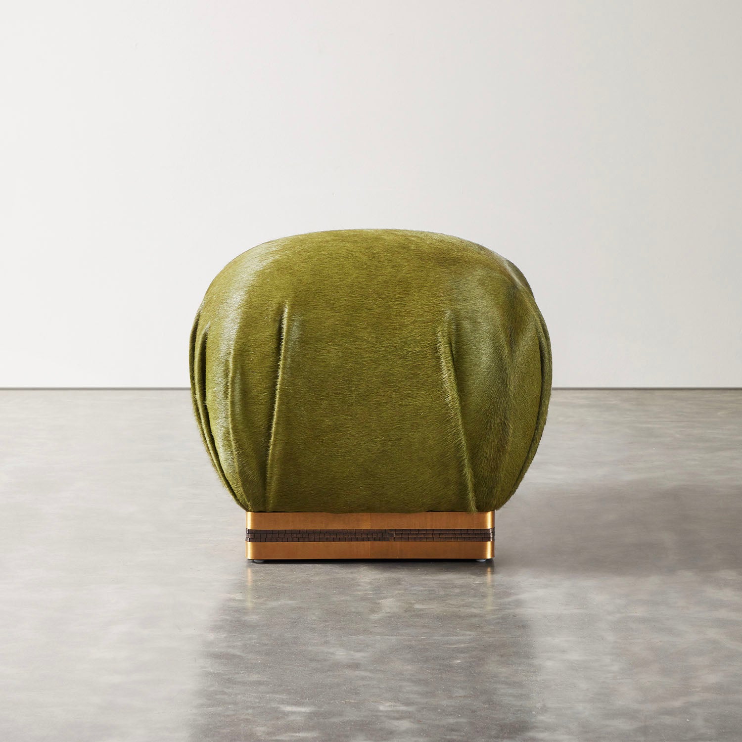 Sprung Pouffe – Golden Band by COUP STUDIO x Damian Jones