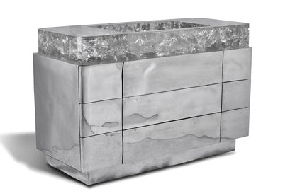 Aqua Stainless Steel Vanity