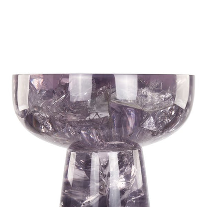 Ice Resin Clove Table (Clear Amethyst)