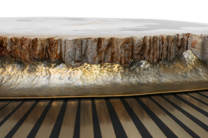 Indo Sunburst Cocktail Table