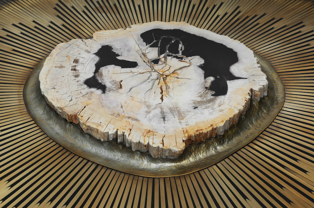 Indo Sunburst Cocktail Table