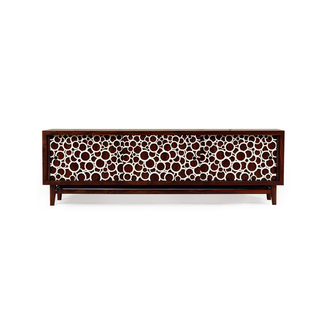 Interlocking Sideboard in Claro Walnut