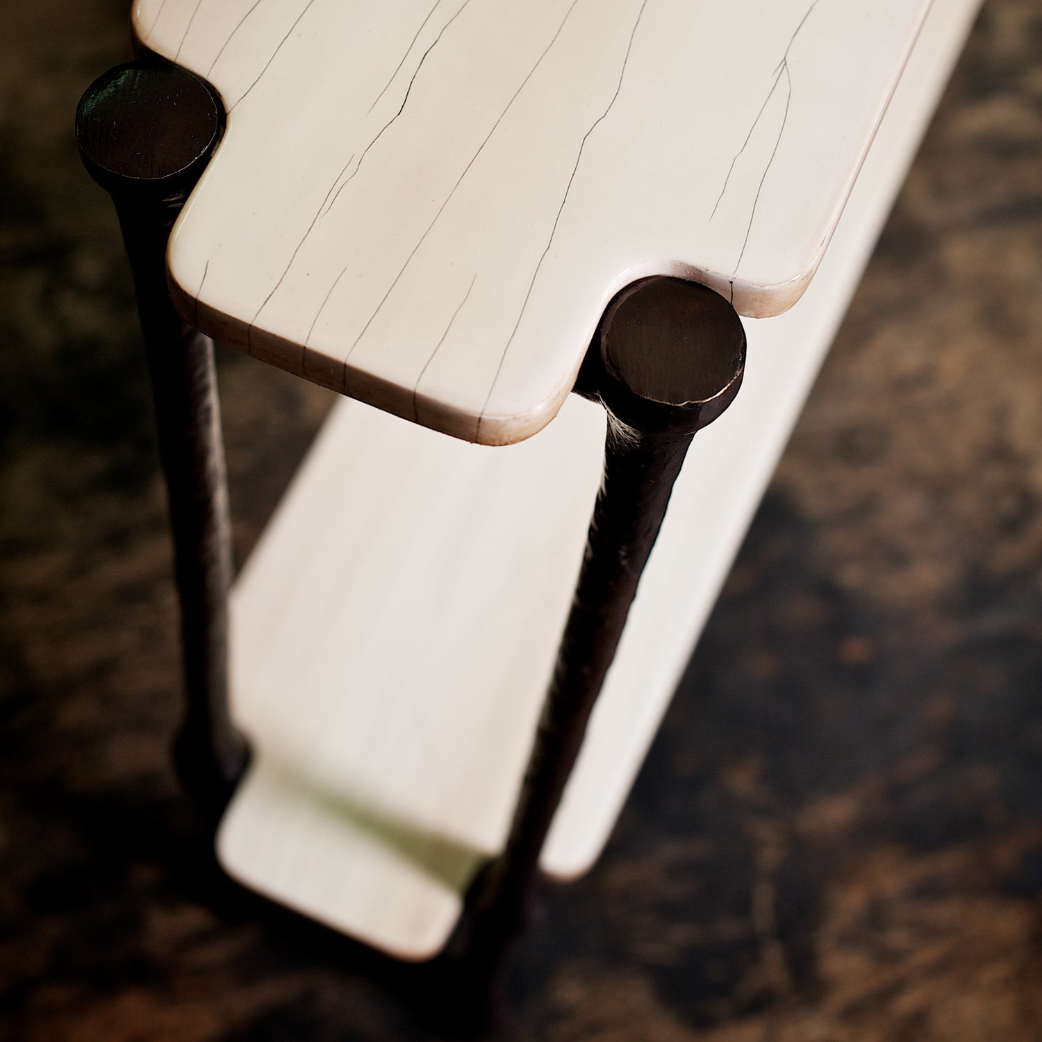 Ivory Console Table