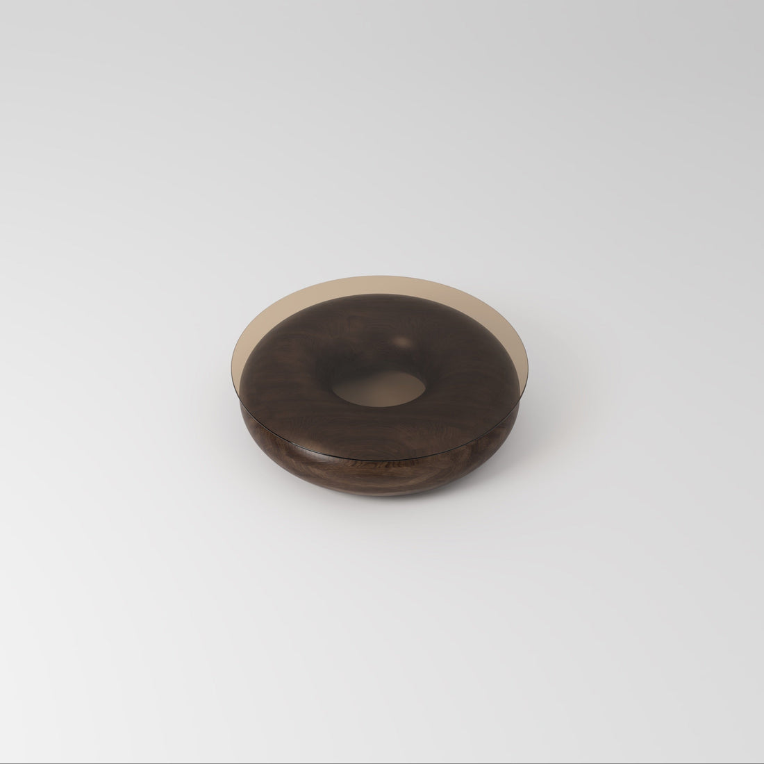 Doughnut Walnut Coffee Table