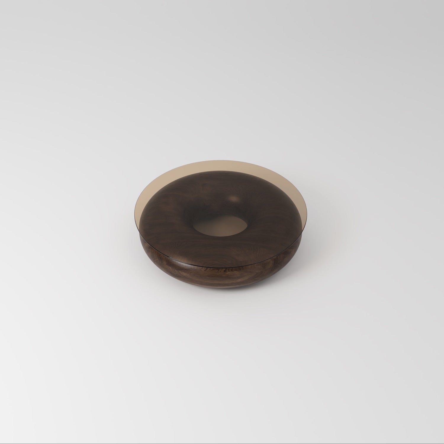 Doughnut Walnut Coffee Table