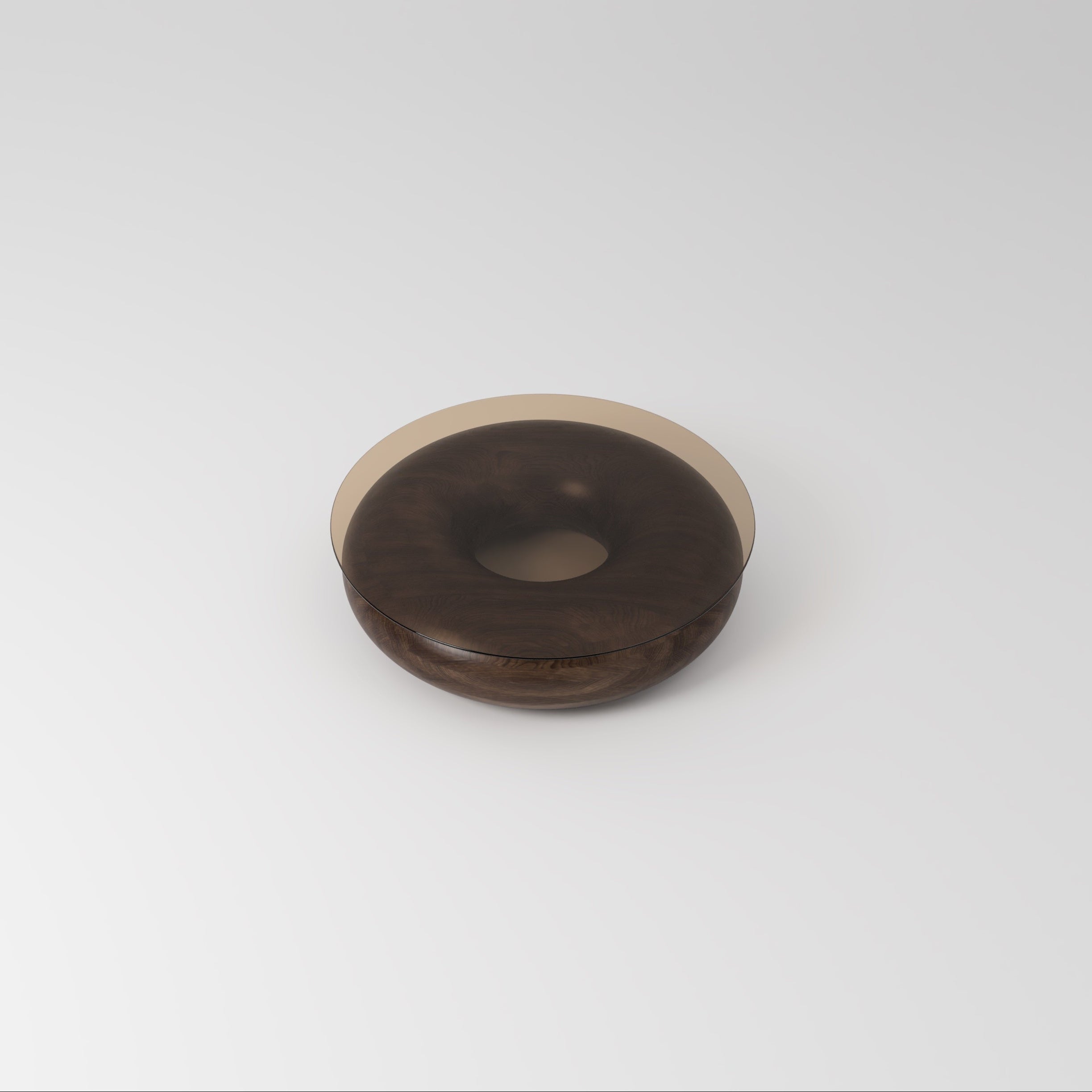 Doughnut Walnut Coffee Table
