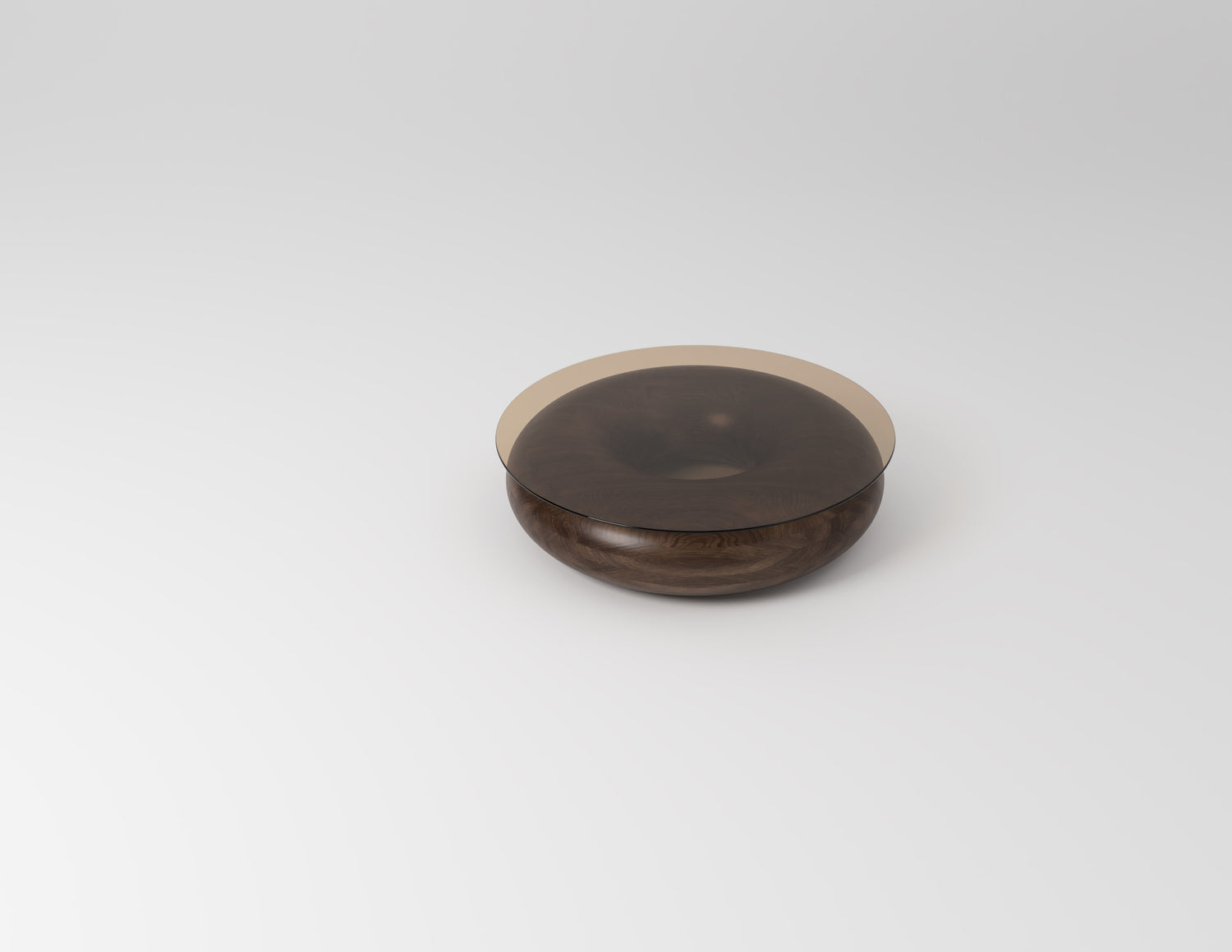 Doughnut Walnut Coffee Table