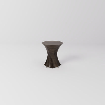 Torque Walnut Side Table