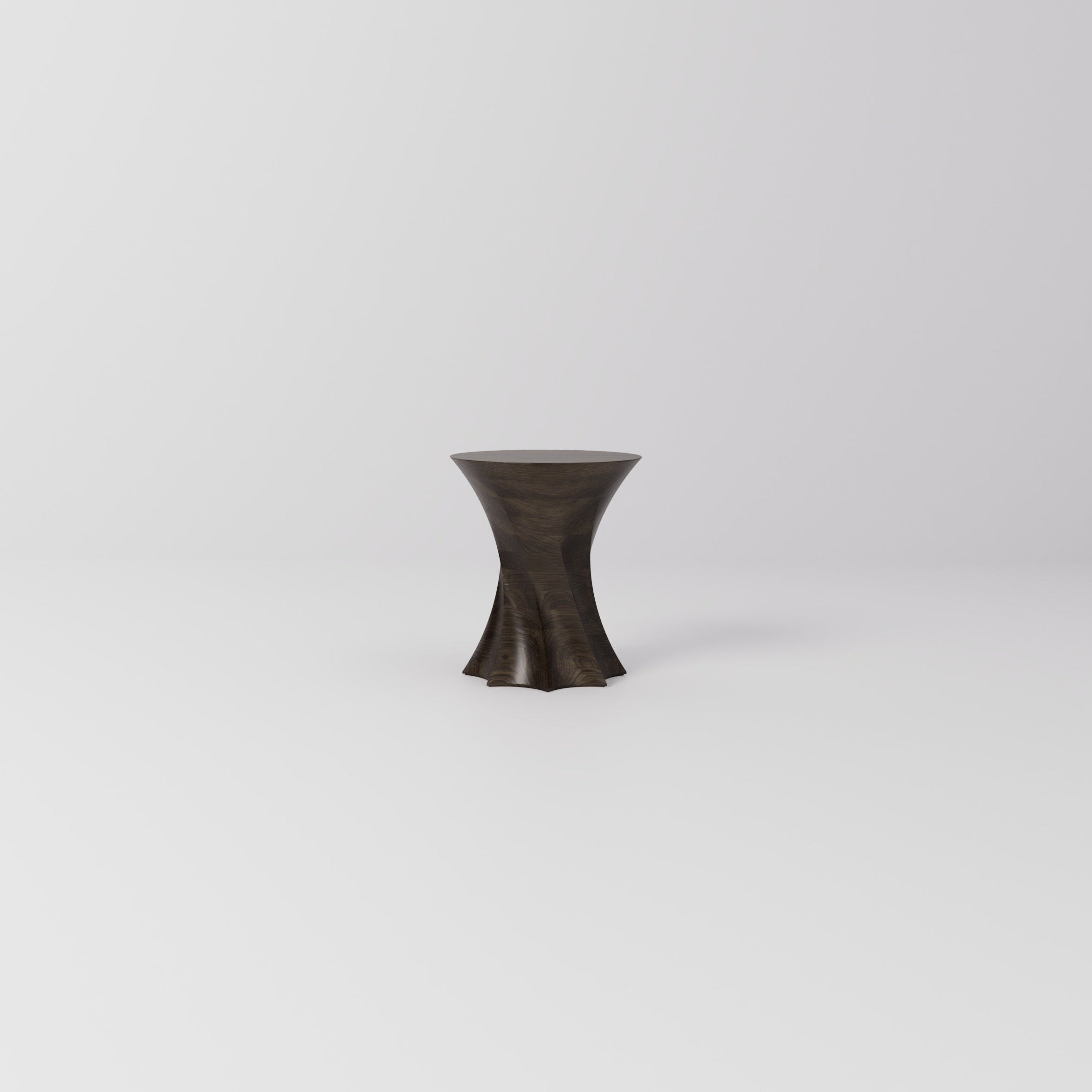 Torque Walnut Side Table
