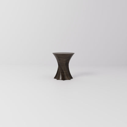 Torque Walnut Side Table
