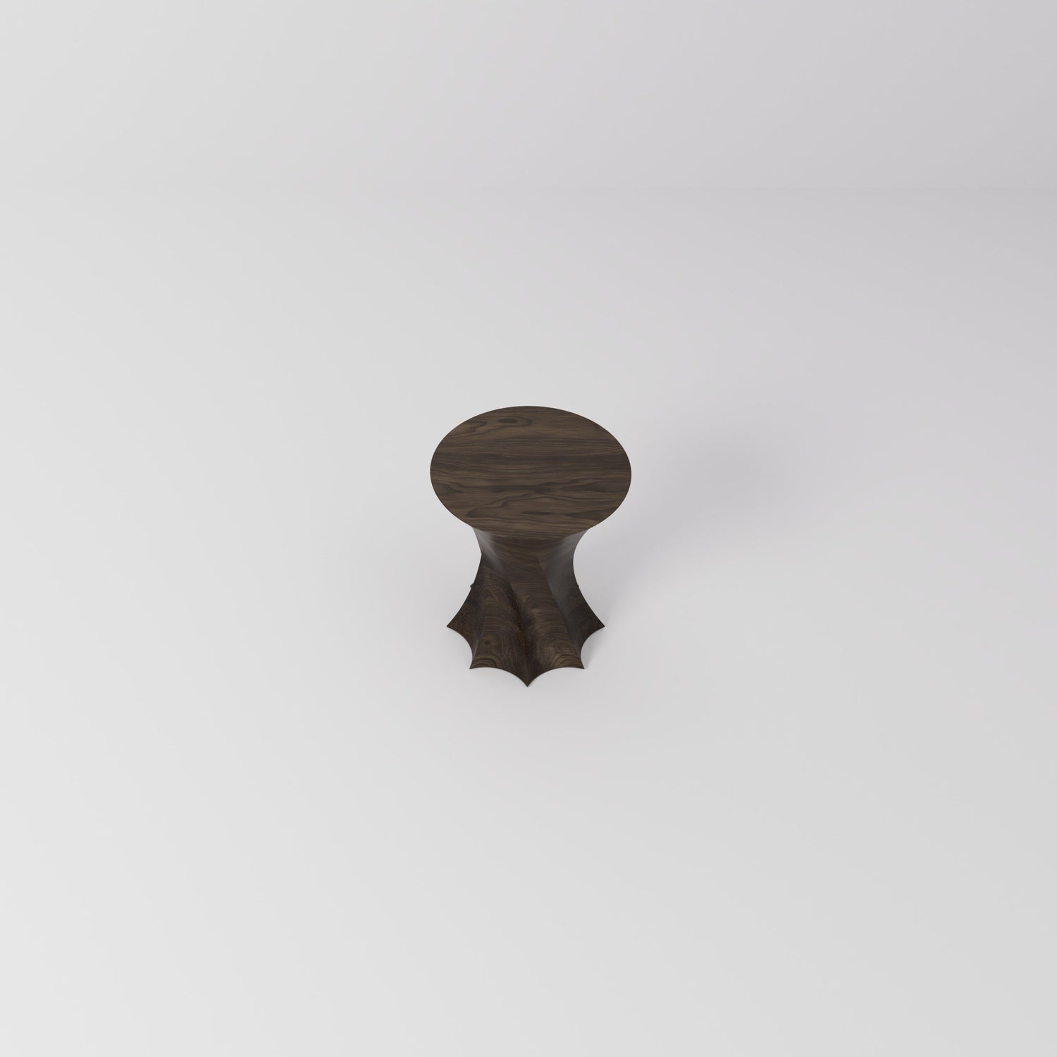 Torque Walnut Side Table
