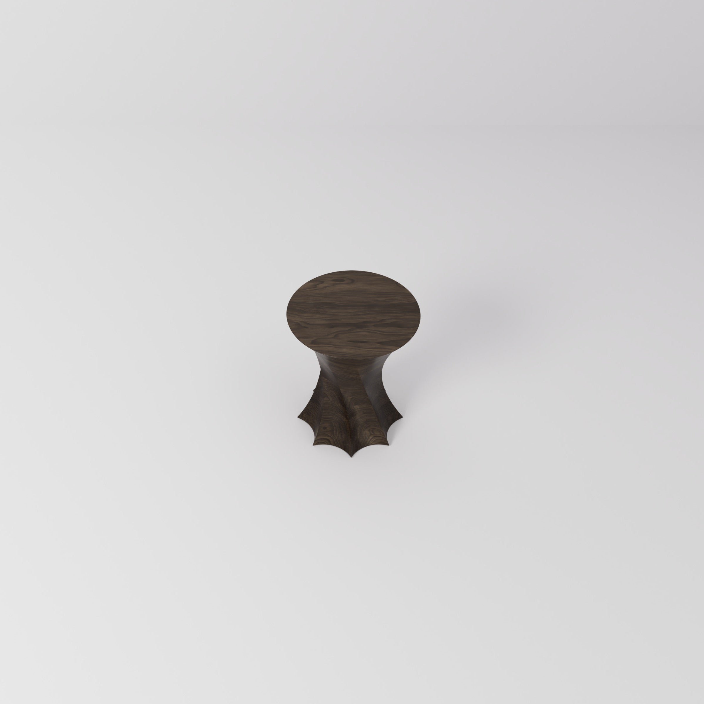 Torque Walnut Side Table