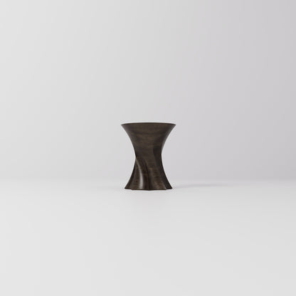 Torque Walnut Side Table
