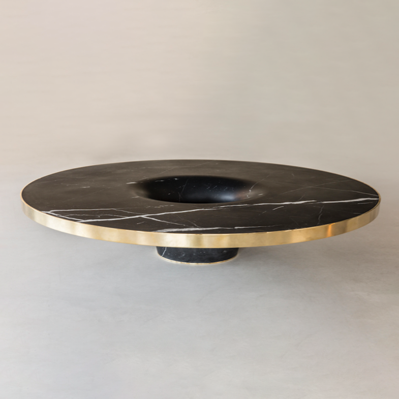 Marble Vortex Cocktail Table