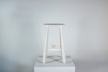 Meld High Stool Bleached Scrubbed Ash