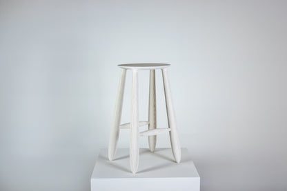 Meld High Stool Bleached Scrubbed Ash