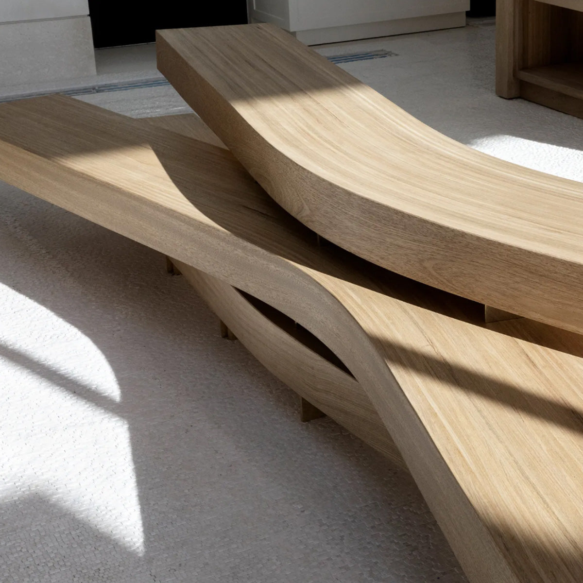 Custom Multi-Functional Platform Bench – Bonham Gallery