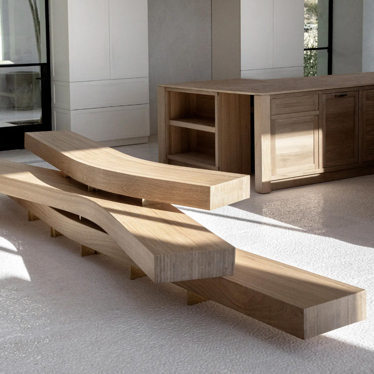 Custom Multi-Functional Platform Bench