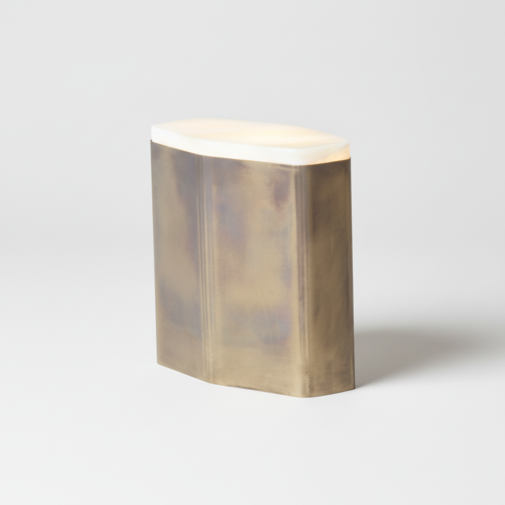 Obelisk Brass Mini Table Lamp