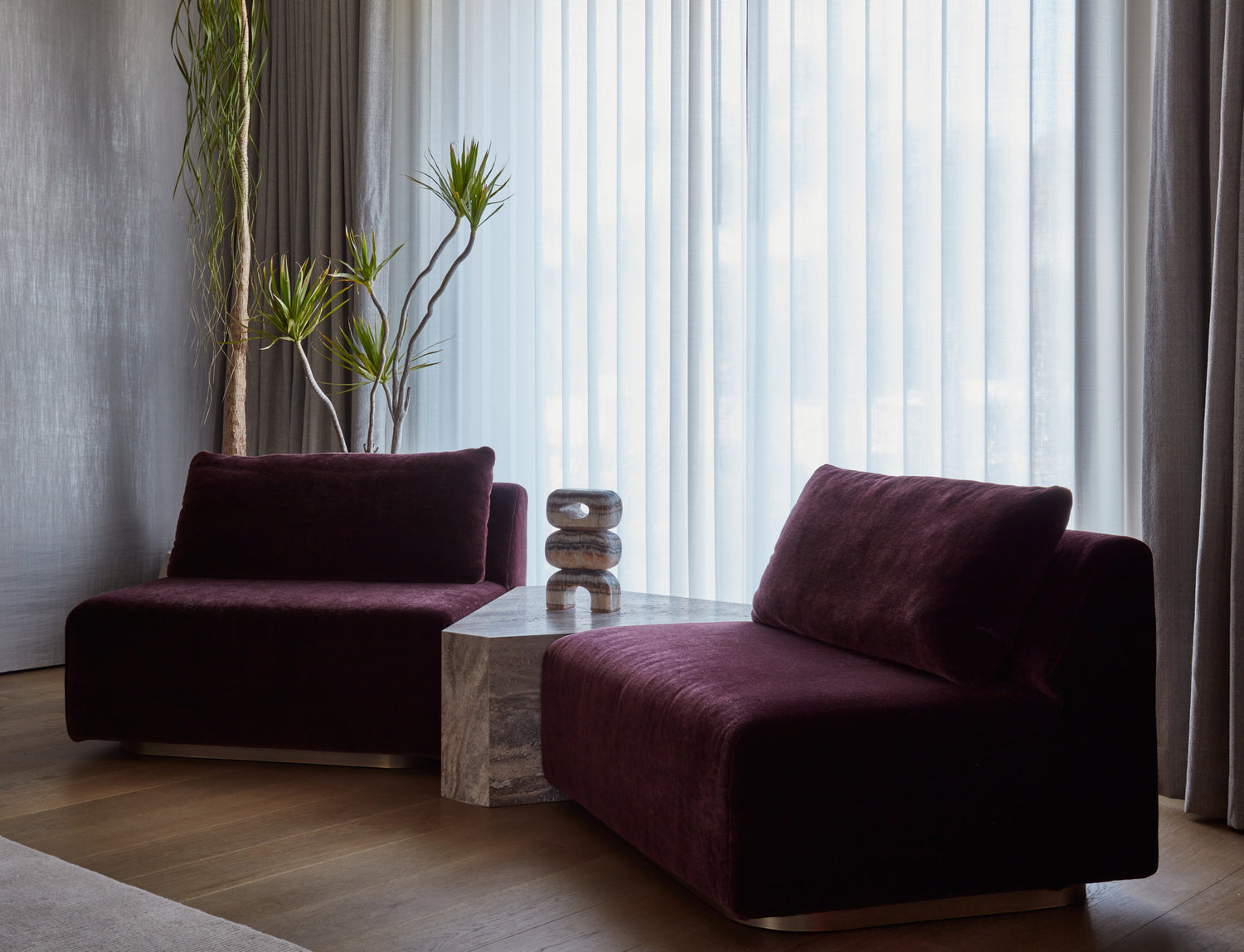 Oberon Wedge Side Table