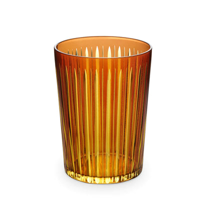 Prism Highball Glasses Amber