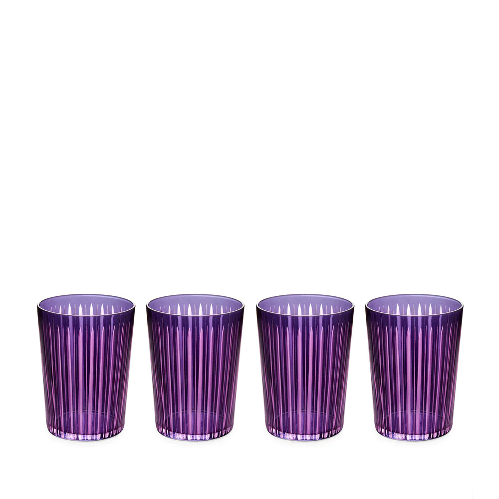 Prism Highball Glasses Purple