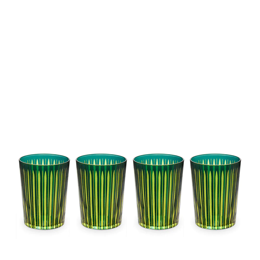 Prism Highball Glasses Green