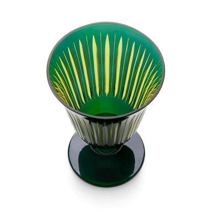 Prism Wine Glasses Green