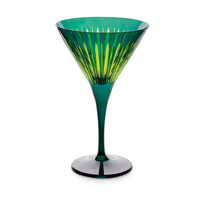 Prism Martini Glasses Green