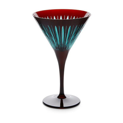 Prism Martini Glasses Bordeaux