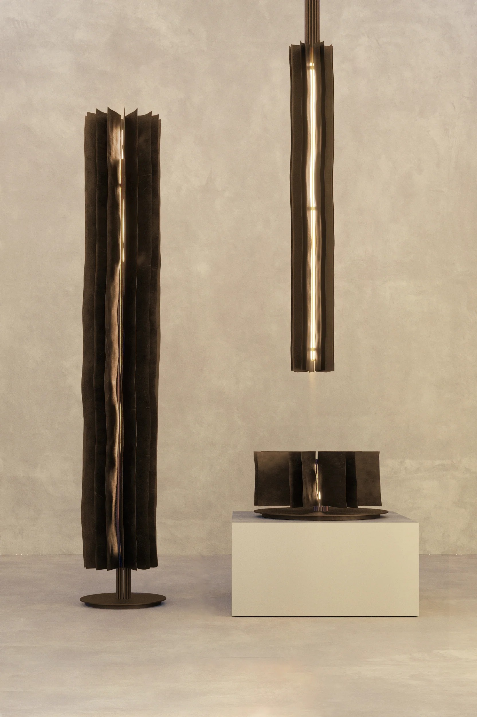 Penumbra Floor Light Sculpture