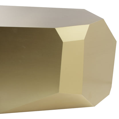 Popova Coffee Table (Polished Brass)