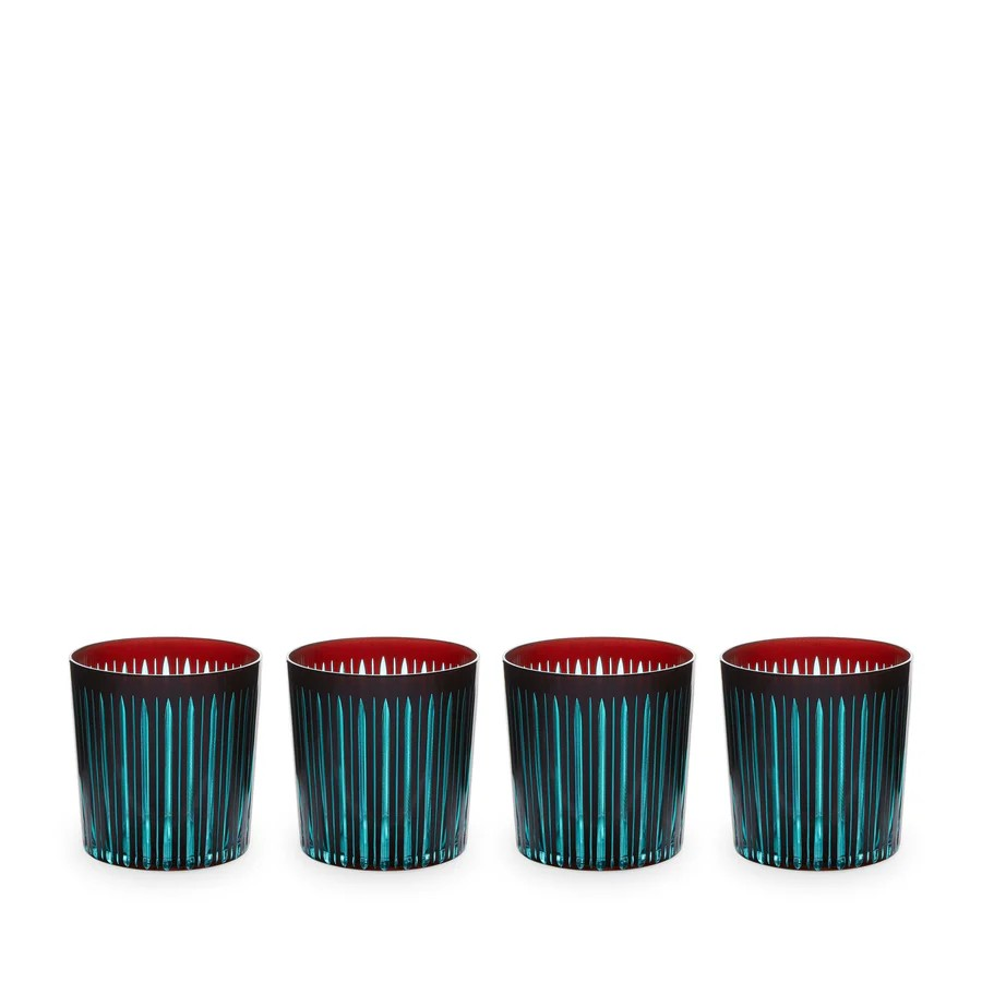 Prism Double Old Fashioned Glasses (Set of 4)