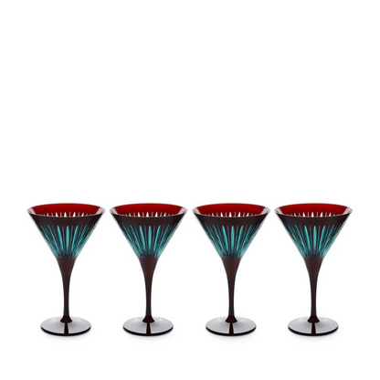 Prism Martini Glasses (Set of 4)
