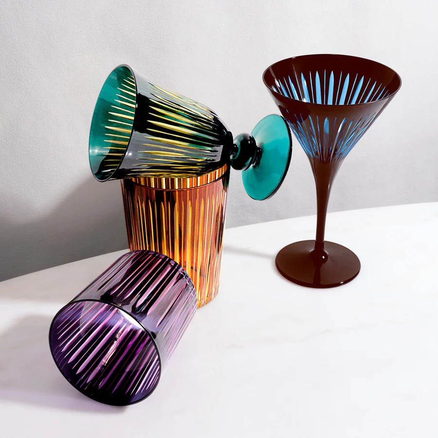 Prism Martini Glasses (Set of 4)