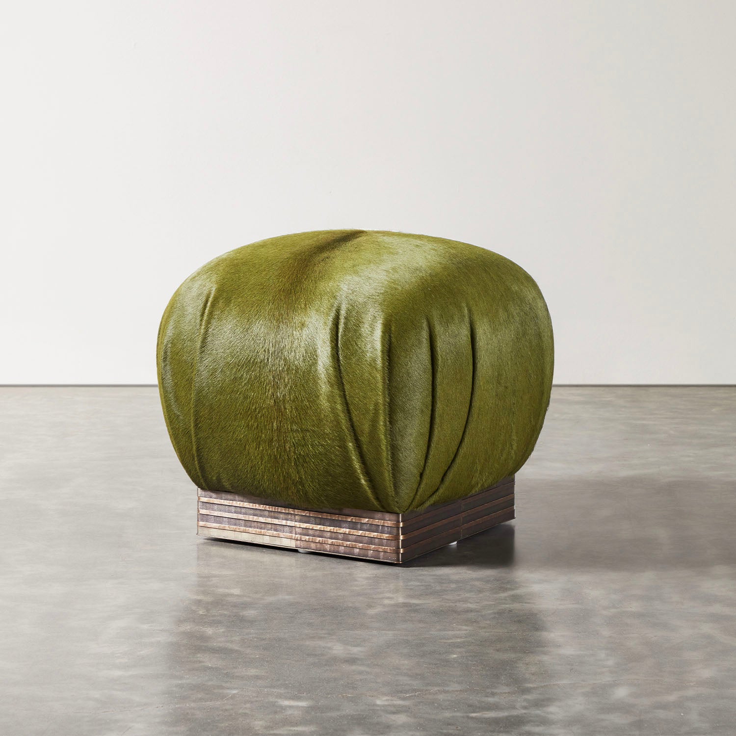 Sprung Pouffe – Pyrite by COUP STUDIO x Damian Jones