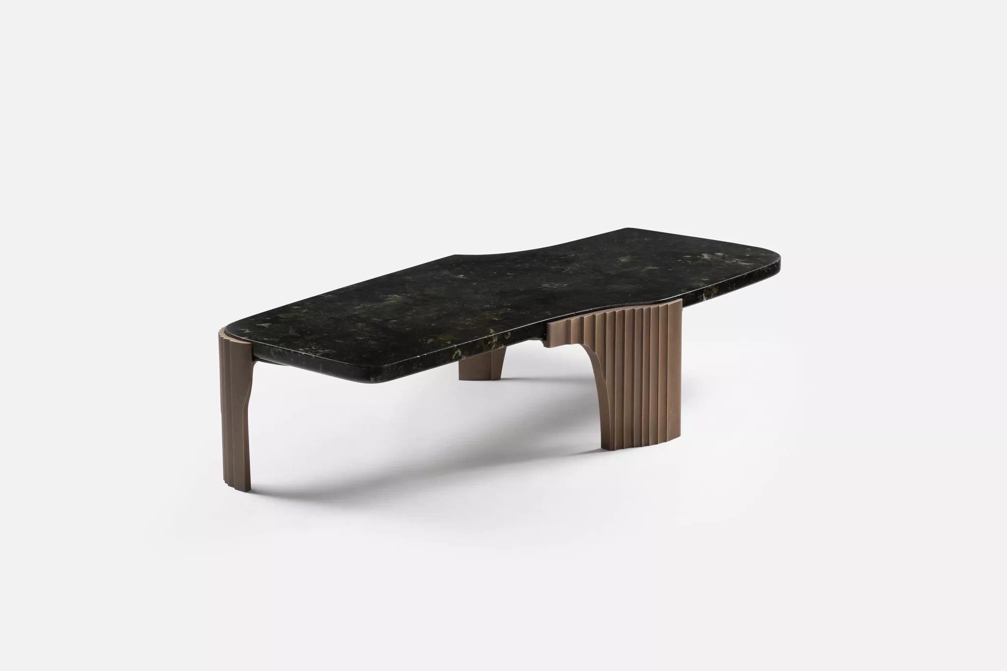 Promontory Cocktail Table in Cast Mineral