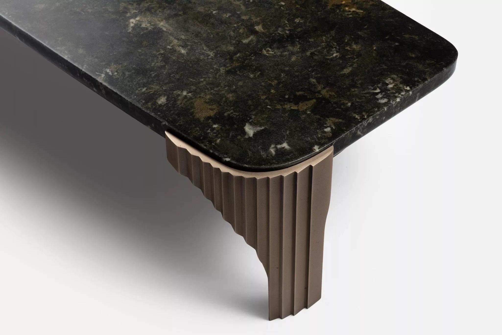 Promontory Cocktail Table in Cast Mineral