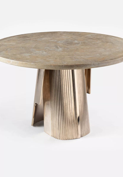 Promontory Dining Table No.1 in Cast Mineral