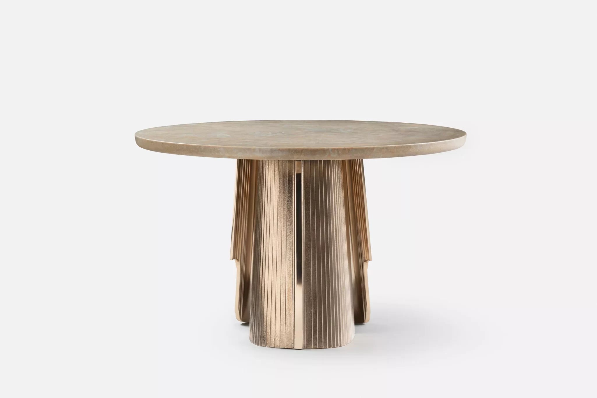 Promontory Dining Table No.1 in Cast Mineral