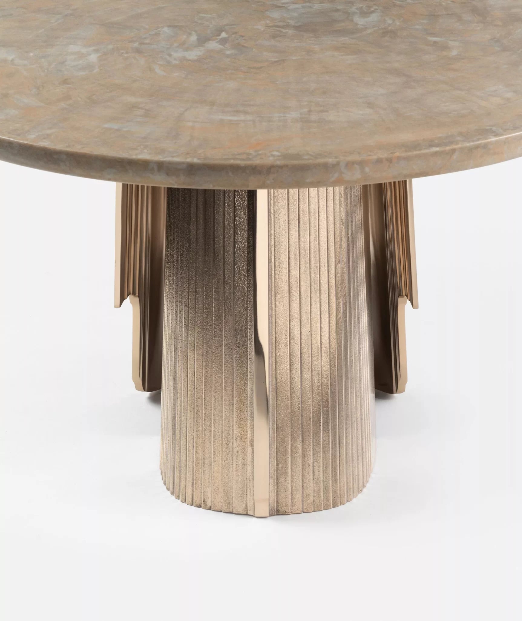 Promontory Dining Table No.1 in Cast Mineral