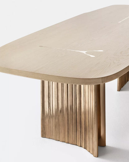 Tributary Dining Table No.2 with Inlay