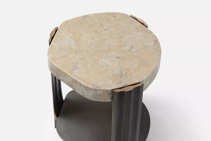 Tributary Occasional Table - Cast Mineral