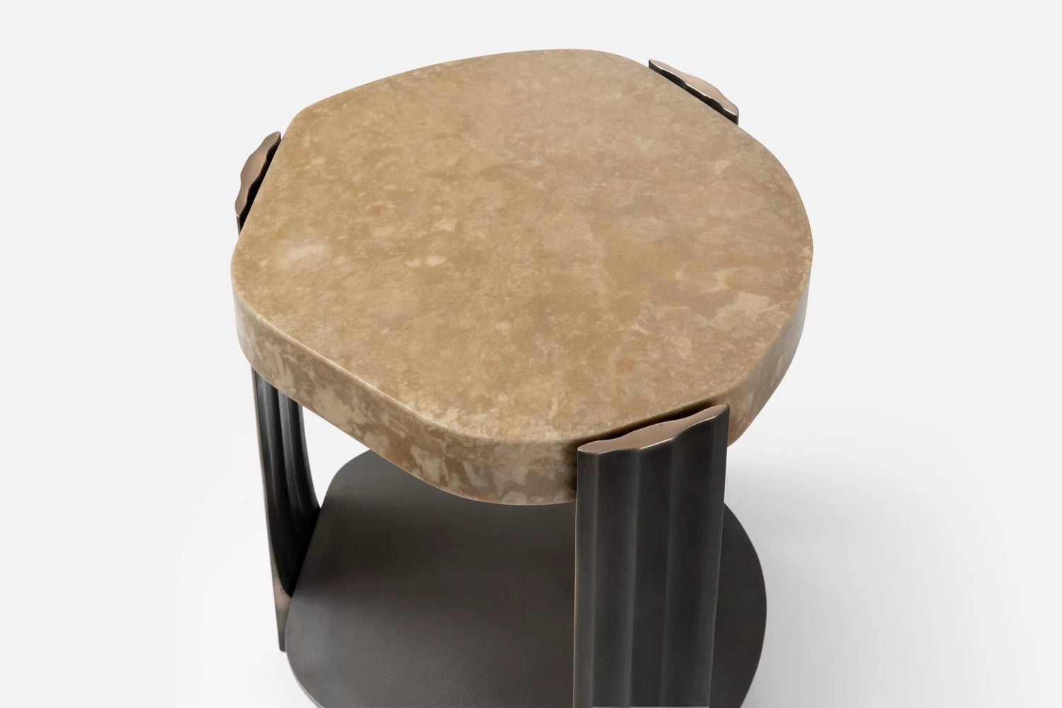 Tributary Occasional Table - Cast Mineral