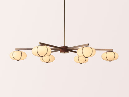 Rib Chandelier 6 Suspension