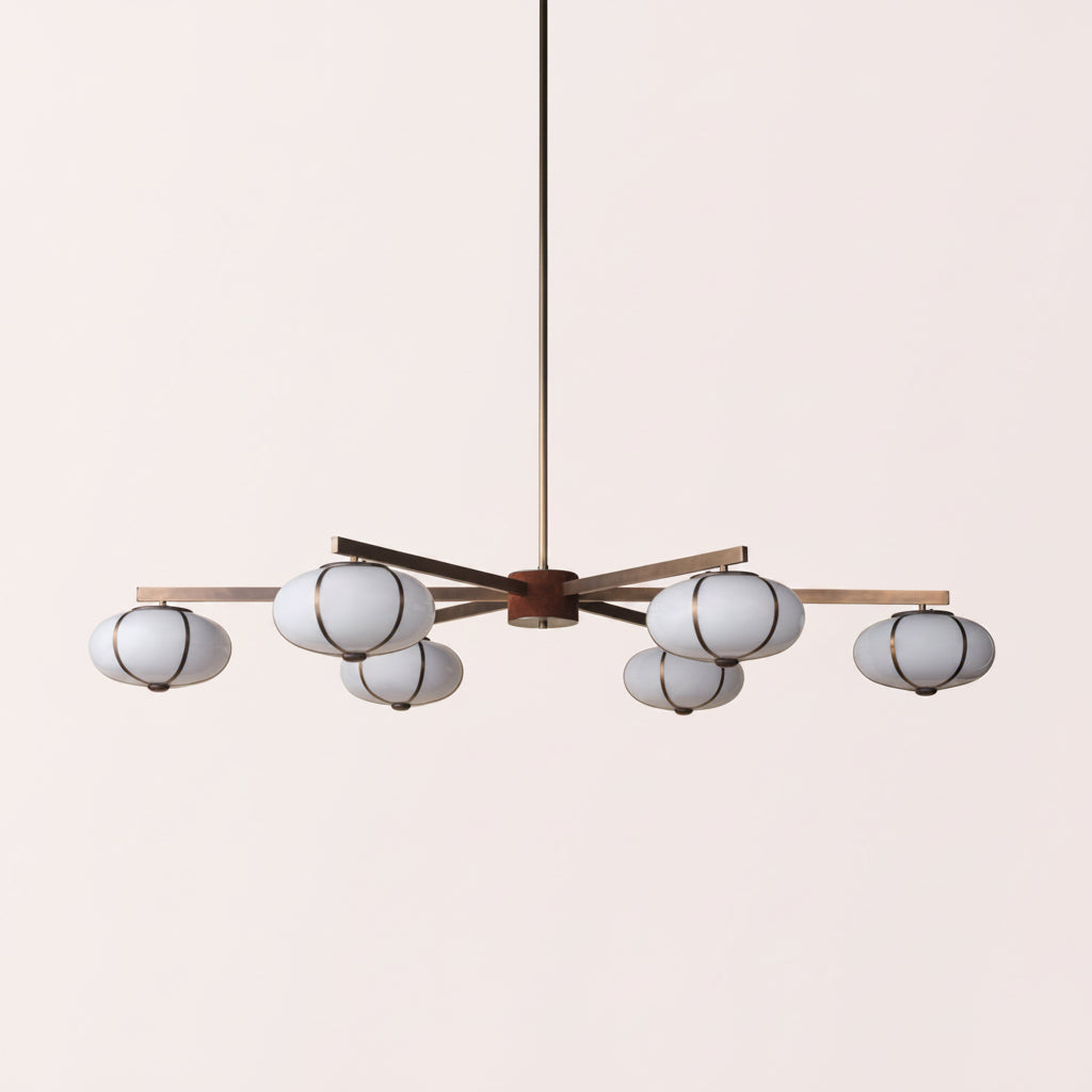 Rib Chandelier 6 Suspension
