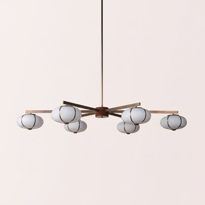 Rib Chandelier 6 Suspension