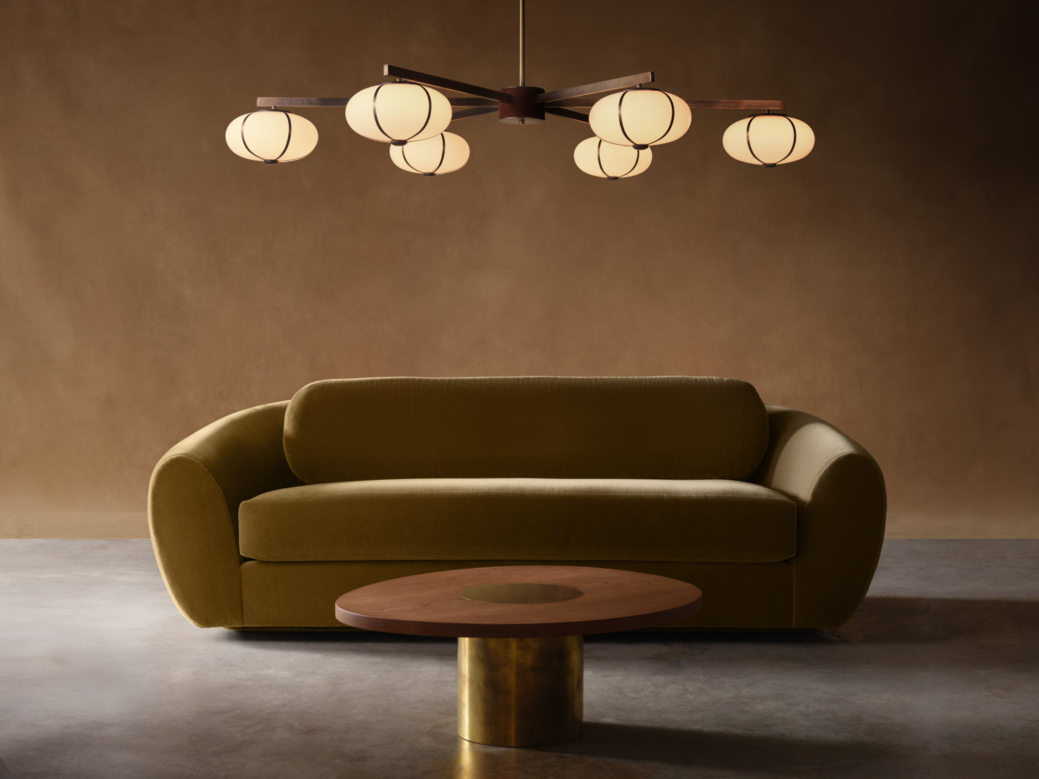 Rib Chandelier 6 Suspension