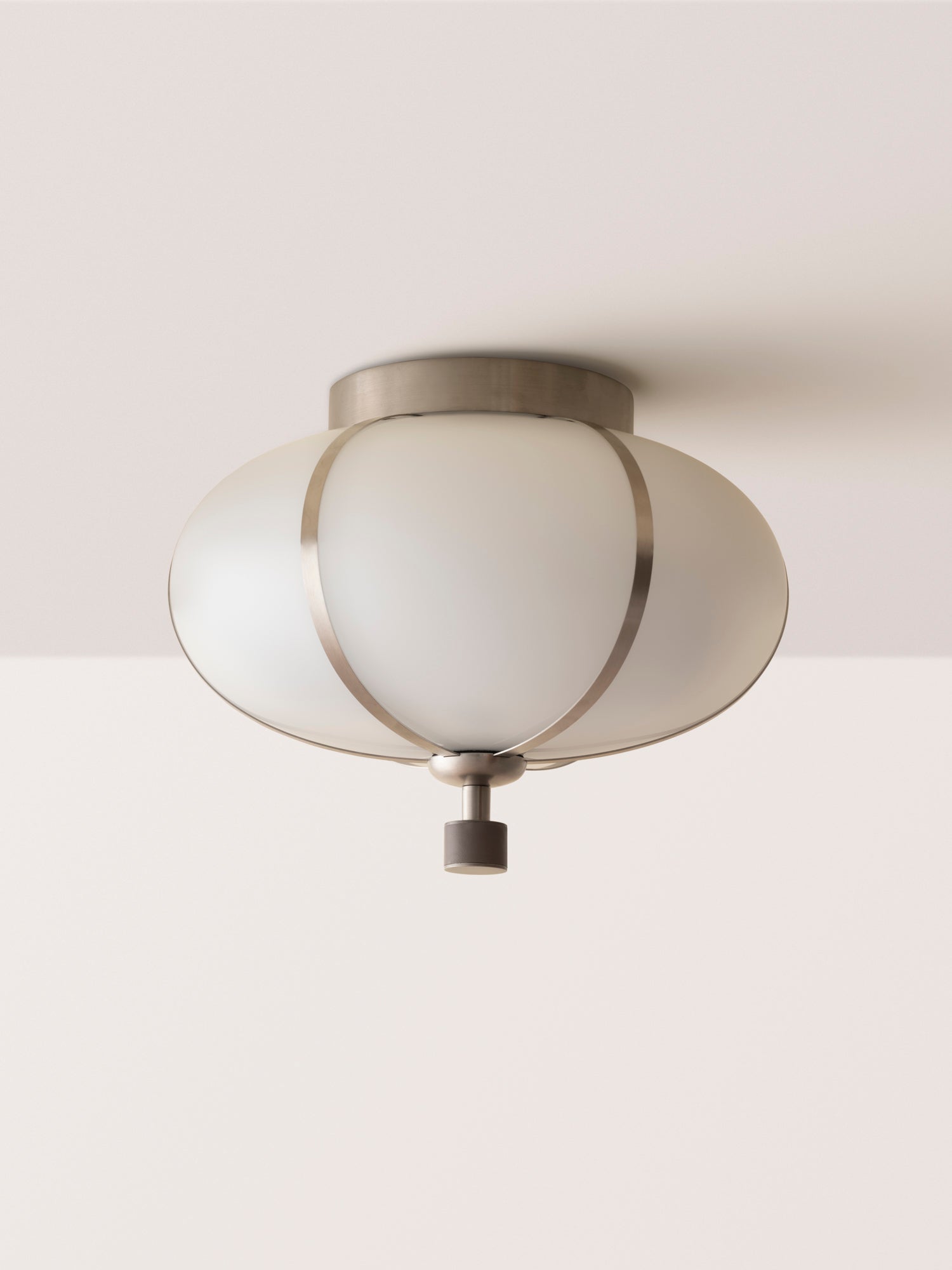 Rib Flush Mount Small Ellipse